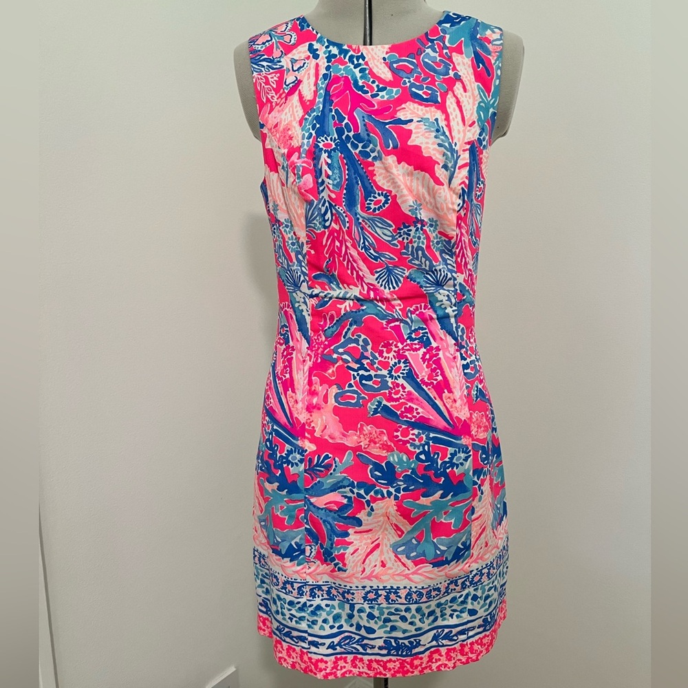 Lilly Pulitzer Pascha Pink Aquadesiac Mila Shift Dress